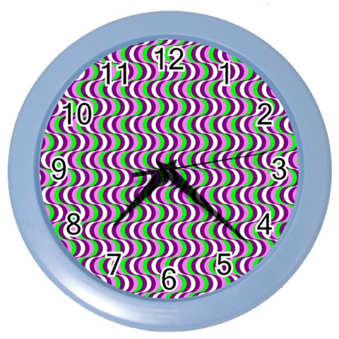 Pattern Wall Clock (Color) from ArtsNow.com Front