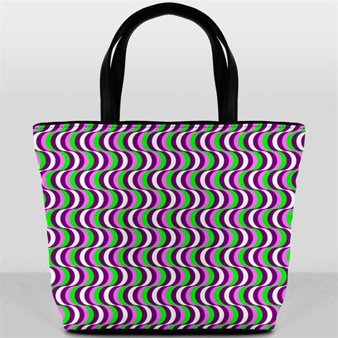 Pattern Bucket Handbag from ArtsNow.com Front