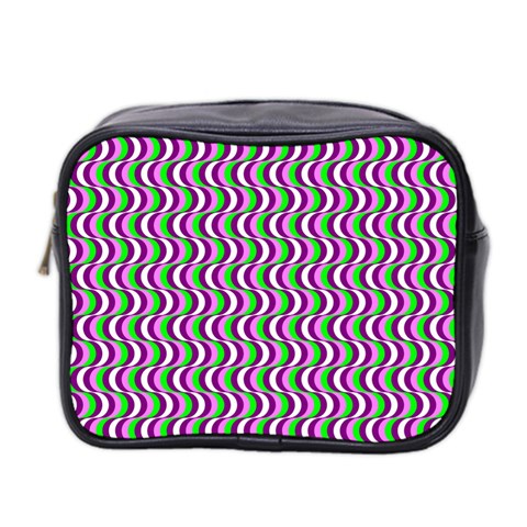 Pattern Mini Travel Toiletry Bag (Two Sides) from ArtsNow.com Front