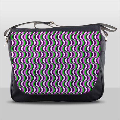 Pattern Messenger Bag from ArtsNow.com Front