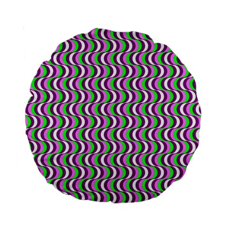 Pattern 15  Premium Round Cushion  from ArtsNow.com Front