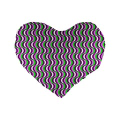 Pattern 16  Premium Heart Shape Cushion  from ArtsNow.com Front