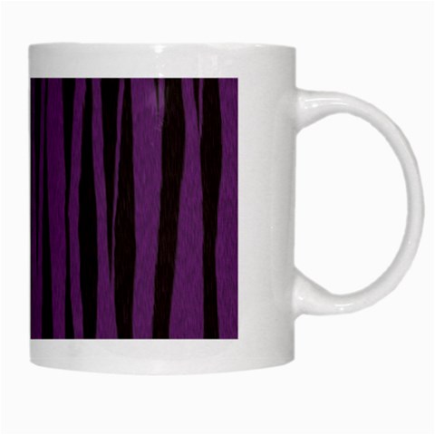 Tiger White Mug from ArtsNow.com Right