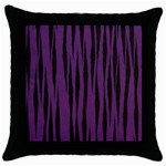 Tiger Throw Pillow Case (Black)