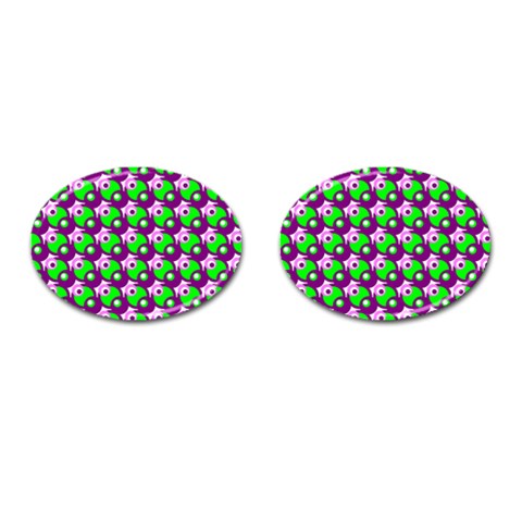 Pattern Cufflinks (Oval) from ArtsNow.com Front(Pair)