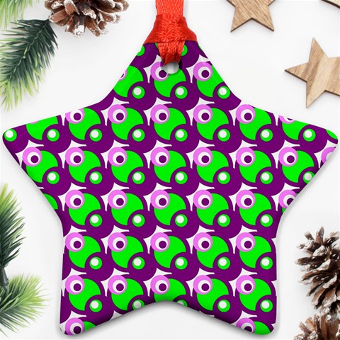 Pattern Star Ornament (Two Sides) from ArtsNow.com Back