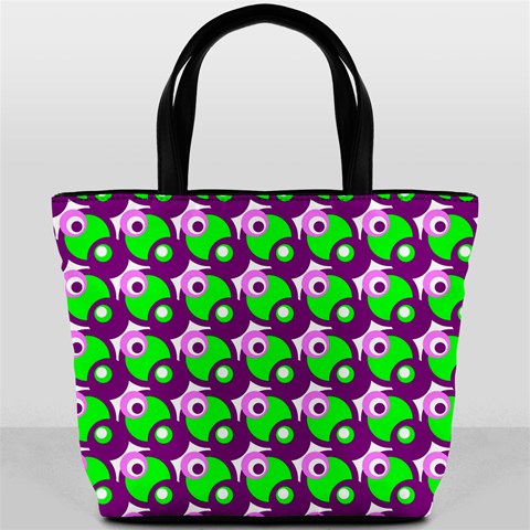 Pattern Bucket Handbag from ArtsNow.com Back