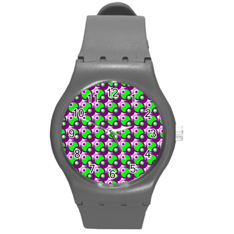 Pattern Plastic Sport Watch (Medium) from ArtsNow.com Front