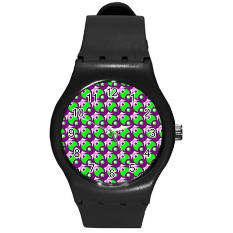 Pattern Plastic Sport Watch (Medium) from ArtsNow.com Front