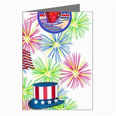 Patriot Fireworks Greeting Card (8 Pack) from ArtsNow.com Left