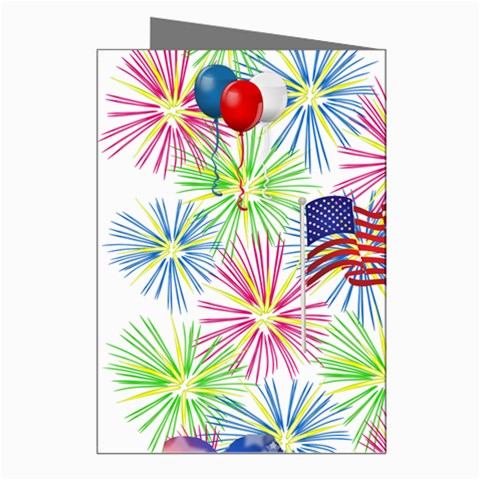 Patriot Fireworks Greeting Card (8 Pack) from ArtsNow.com Right