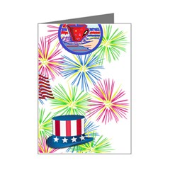 Patriot Fireworks Mini Greeting Card from ArtsNow.com Left