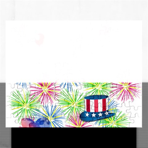 Patriot Fireworks Jigsaw Puzzle (Rectangle) from ArtsNow.com Front