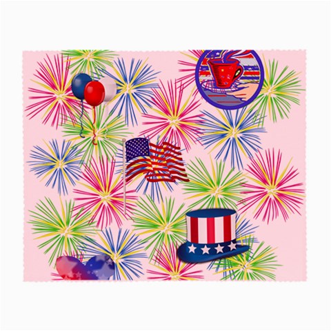 Patriot Fireworks Glasses Cloth (Small) from ArtsNow.com Front