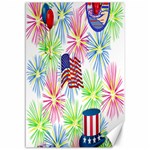 Patriot Fireworks Canvas 12  x 18  (Unframed)