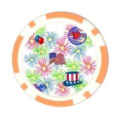 Patriot Fireworks Poker Chip from ArtsNow.com Front