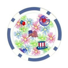 Patriot Fireworks Poker Chip from ArtsNow.com Back