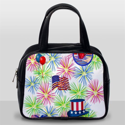 Patriot Fireworks Classic Handbag (Two Sides) from ArtsNow.com Back