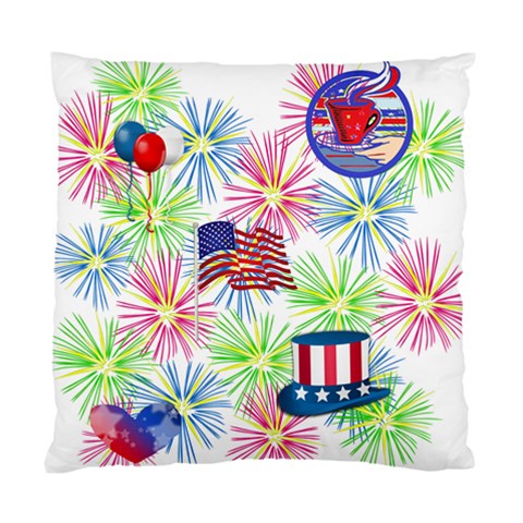 Patriot Fireworks Cushion Case (Two Sided)  from ArtsNow.com Back