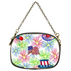 Patriot Fireworks Chain Purse (Two Sided)  from ArtsNow.com Back