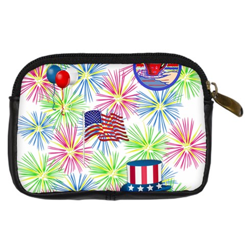 Patriot Fireworks Digital Camera Leather Case from ArtsNow.com Back