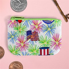 Patriot Fireworks Coin Change Purse from ArtsNow.com Front