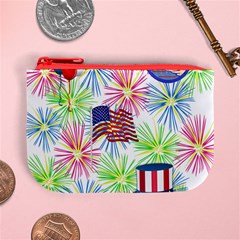 Patriot Fireworks Coin Change Purse from ArtsNow.com Front