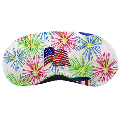 Patriot Fireworks Sleeping Mask from ArtsNow.com Front