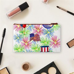 Patriot Fireworks Cosmetic Bag (Small) from ArtsNow.com Back