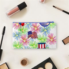 Patriot Fireworks Cosmetic Bag (Small) from ArtsNow.com Back