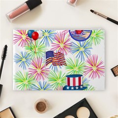 Patriot Fireworks Cosmetic Bag (Large) from ArtsNow.com Back