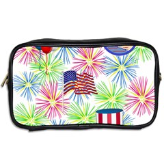 Patriot Fireworks Travel Toiletry Bag (Two Sides) from ArtsNow.com Back