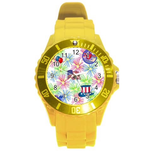 Patriot Fireworks Plastic Sport Watch (Large) from ArtsNow.com Front