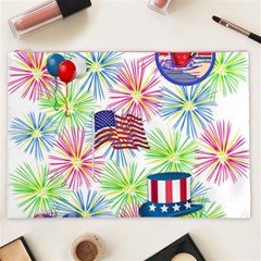 Patriot Fireworks Cosmetic Bag (XXL) from ArtsNow.com Front