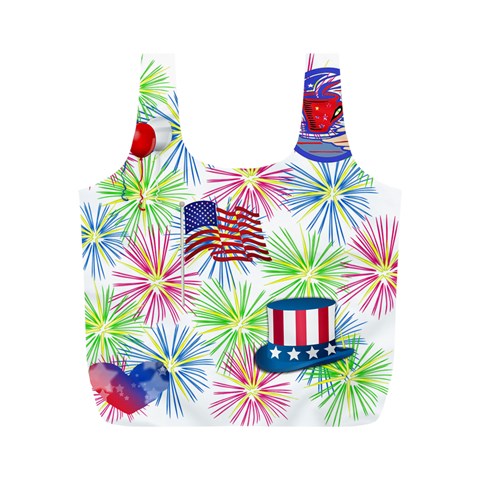 Patriot Fireworks Reusable Bag (M) from ArtsNow.com Back