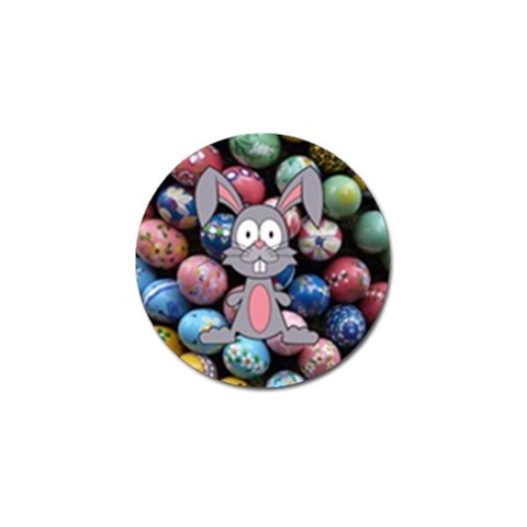 Easter Egg Bunny Treasure Golf Ball Marker 10 Pack from ArtsNow.com Front