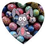 Easter Egg Bunny Treasure Jigsaw Puzzle (Heart)