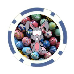 Easter Egg Bunny Treasure Poker Chip from ArtsNow.com Front