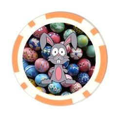 Easter Egg Bunny Treasure Poker Chip from ArtsNow.com Front