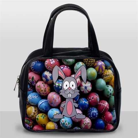 Easter Egg Bunny Treasure Classic Handbag (Two Sides) from ArtsNow.com Back