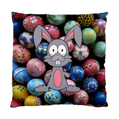 Easter Egg Bunny Treasure Cushion Case (Two Sided)  from ArtsNow.com Back