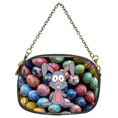 Easter Egg Bunny Treasure Chain Purse (Two Sided)  from ArtsNow.com Back