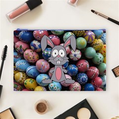 Easter Egg Bunny Treasure Cosmetic Bag (Large) from ArtsNow.com Front