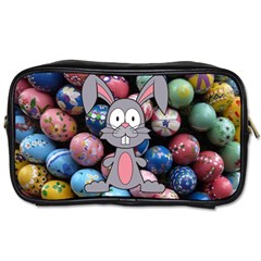 Easter Egg Bunny Treasure Travel Toiletry Bag (Two Sides) from ArtsNow.com Front