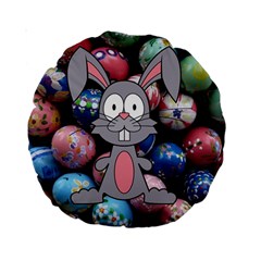 Easter Egg Bunny Treasure 15  Premium Round Cushion  from ArtsNow.com Front