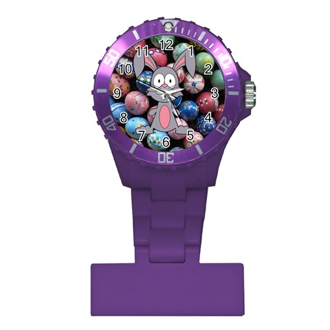 Easter Egg Bunny Treasure Nurses Watch from ArtsNow.com Front