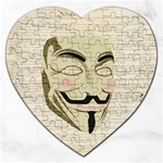 We The Anonymous People Jigsaw Puzzle (Heart)