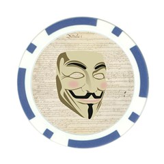 We The Anonymous People Poker Chip from ArtsNow.com Front