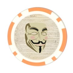 We The Anonymous People Poker Chip from ArtsNow.com Front