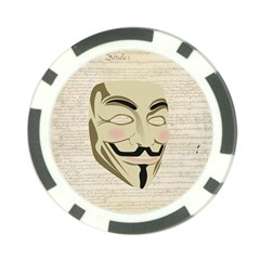 We The Anonymous People Poker Chip (10 Pack) from ArtsNow.com Front